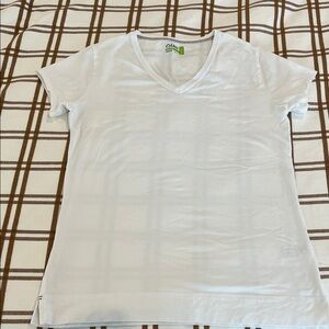 Tasc White V-Neck Tee